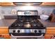 Kitchen featuring stainless steel range and oven, as well as modern countertops at 150 Murphy Creek Ln, Fayetteville, GA 30215