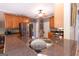 Traditional kitchen with stainless steel appliances and breakfast bar seating at 150 Murphy Creek Ln, Fayetteville, GA 30215