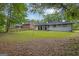 Expansive backyard with lush greenery, mature trees, and well-maintained lawn at 2315 Shancey Ln, South Fulton, GA 30349