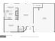 Main level floor plan featuring a kitchen, living room, dining room and bathroom at 5362 Kelleys Mill Cir, Stone Mountain, GA 30088