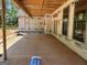 View of framed porch under construction at 95 Cambridge, Covington, GA 30014