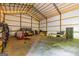 Large garage interior with high ceilings and open space, perfect for workshop and storage solutions at 3313 Henson Ln, Stockbridge, GA 30281
