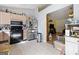 Functional kitchen with stainless steel appliances, tile floors, and plenty of counter space at 2804 Davis Mill N Rd, Dallas, GA 30157
