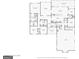Detailed floor plan showcasing the layout of the home's bedrooms, bathrooms, and living areas at 411 Johnson Rd, Locust Grove, GA 30248