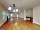 This living room has hard wood floors, a fireplace, windows and natural light at 330 Bentleigh Station Dr, Acworth, GA 30101