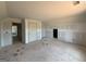 Unfinished bedroom ready for new owners to customize, with multiple doorways at 1916 King Mill Rd, Mcdonough, GA 30252