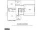 Second floor architectural plan featuring 2 bedrooms, bath and optional space at 1916 King Mill Rd, Mcdonough, GA 30252