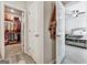 Hallway featuring a towel, and the bedroom and closet in the background at 4760 Highside Way, Smyrna, GA 30082