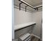 Walk-in closet features metal shelving and shoe rack at 175 Forest Lake Dr, Fayetteville, GA 30215