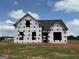 Image of a new home under construction showing windows and dark roof at 1926 King Mill Rd, Mcdonough, GA 30252