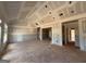 Open concept living room under construction featuring high ceilings and recessed lighting at 1926 King Mill Rd, Mcdonough, GA 30252