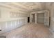 Unfinished living room showing electrical outlets, and doorway ready for design at 1926 King Mill Rd, Mcdonough, GA 30252