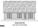 Rear elevation blueprint with window placements and architectural details shown at 1926 King Mill Rd, Mcdonough, GA 30252