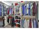 Walk-in closet featuring lots of storage and organization options for clothes and accessories at 500 Cottonwood Cir, Peachtree City, GA 30269