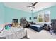 ' bedroom with comfortable beds, playful decor, and natural light from the window at 600 Lake Overlook Dr, Canton, GA 30114