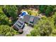 Aerial view of large home with pool and manicured lawn at 130 Allie Drive, Mcdonough, GA 30252
