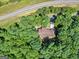 Overhead view of the home and property covered in trees at 175 N Unity Grove Rd, Locust Grove, GA 30248