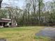Scenic view of the property's expansive yard, showcasing mature trees and natural landscaping at 2497 Old Jackson Rd, Locust Grove, GA 30248
