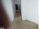 Hallway with carpeted floor with a glimpse into another area and closet with opened door at 11950 Markham Way, Hampton, GA 30228