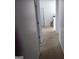 Hallway features neutral carpet and white walls with doors to other rooms in the home at 11950 Markham Way, Hampton, GA 30228