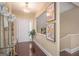 Inviting entryway features hardwood floors and natural light that creates a warm and welcoming atmosphere at 3192 Paces Mill Se Rd, Atlanta, GA 30339