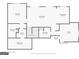 Detailed floor plan showcasing the layout of bedroom, living room, dining room, gym and utility room at 3192 Paces Mill Se Rd, Atlanta, GA 30339