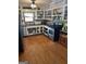 Kitchen featuring stainless steel appliances and custom built-in shelves at 603 New Hope Rd, Fayetteville, GA 30214