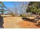 A spacious backyard featuring mature trees and lush green grass, perfect for outdoor activities and relaxation at 1585 Lake Dow Rd, Mcdonough, GA 30252