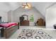 Spacious primary bedroom with vaulted ceilings and a ceiling fan at 96 Ashtonbrook Dr, Mcdonough, GA 30252
