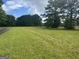Expansive green field with well-maintained grass and a long driveway under a partly cloudy sky at 1627 Leguin Mill Rd, Locust Grove, GA 30248