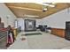 Expansive three-car garage, set up as a versatile space for storage, hobbies, and more at 465 Crabapple Rd, Fayetteville, GA 30215