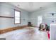 Spacious garage with a window and a door to the outside at 428 Cornish Mountain Rd, Oxford, GA 30054