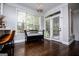 Bright eating area features a large window and adjacent access to outdoor living at 125 High Bluff Trl, Carrollton, GA 30116