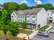 Aerial view of a lovely community with trees and ample parking at 2108 Remy Ct, Kennesaw, GA 30144