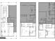 Detailed floor plan showcasing the layout of the home's multiple levels at 2108 Remy Ct, Kennesaw, GA 30144