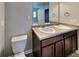 Bathroom with double sink vanity and lots of storage space at 620 Sedona Loop, Hampton, GA 30228