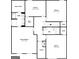 Upstairs floor plan featuring bedrooms, bathrooms, walk-in closets, and a laundry room for easy living at 620 Sedona Loop, Hampton, GA 30228
