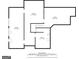 Detailed floor plan outlining the layout and dimensions of the house, showcasing room sizes and utility space at 6317 Benbrooke Nw Overlook, Acworth, GA 30101