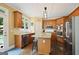 Updated kitchen featuring stainless steel appliances, granite countertops, and ample cabinet space at 6317 Benbrooke Nw Overlook, Acworth, GA 30101
