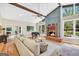 Bright, airy living room with hardwood floors, fireplace, piano, and open to the outdoors at 200 Camp Creek Trail, Peachtree City, GA 30269