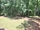Grassy backyard with mature trees and natural views at 308 Bell Isle, Mcdonough, GA 30252