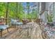 A spacious deck with comfortable seating offers a relaxing outdoor living space at 4250 Edgewater Nw Ct, Kennesaw, GA 30144