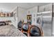 Updated kitchen with stainless steel appliances, granite countertops, and modern cabinetry, offering both style and functionality at 4250 Edgewater Nw Ct, Kennesaw, GA 30144