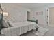 Bedroom with a bed and white closets at 135 Wet Wood Dr # 12, Fairburn, GA 30213