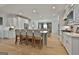 Well-appointed kitchen with a large center island and modern appliances at 135 Wet Wood Dr # 12, Fairburn, GA 30213