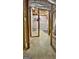 Unfinished basement with exposed framing showing a laundry room with a washer and dryer at 3777 Edward Rd, Rex, GA 30273