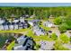 Expansive aerial view of the community highlighting the lush surroundings and prime waterfront location at 325 Berry Ct, Villa Rica, GA 30180