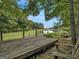 Private dock on the lake with seating for relaxation at 230 Shorewood Ct, Mcdonough, GA 30252