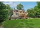 Large backyard that features new sod, a wood fence and a back deck at 2622 Murdock, Marietta, GA 30062