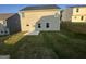 Backyard featuring a cement patio and green grass at 11045 Shadow Creek Ter # 65, Hampton, GA 30228
